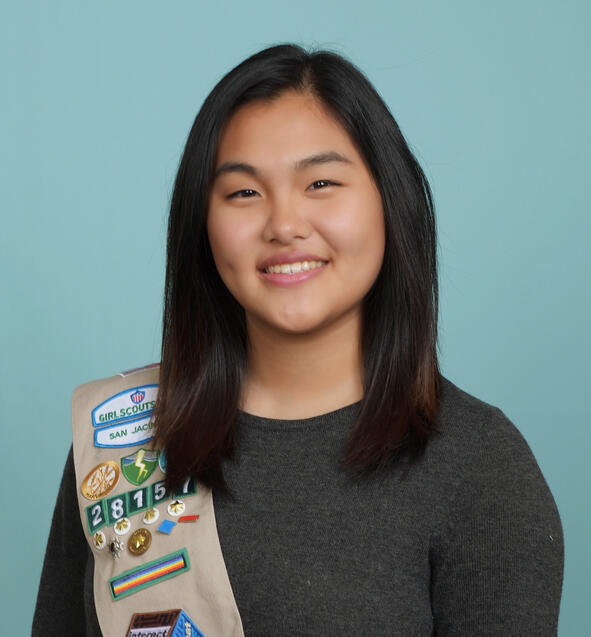 Earned my Girl Scout Gold Award