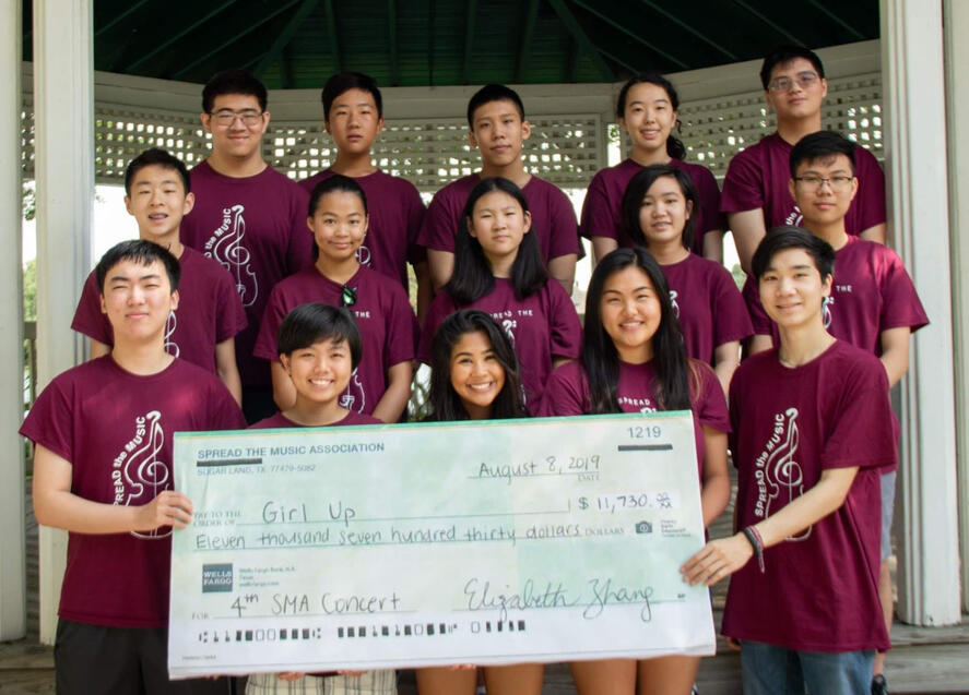 SMA raised over $46K+ for Girl Up over the last 8 benefit concerts